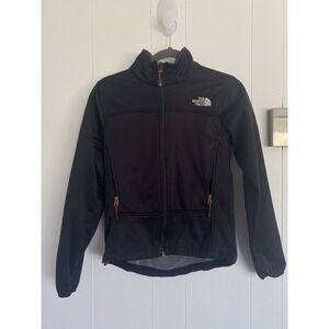 The North Face Summit Series Jacket Women's Small‎ Black Full Zip Wind Stopper